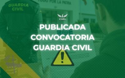 Publicada la convocatoria Guardia Civil 2026