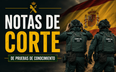 Notas de corte provisionales de la prueba de conocimientos para el ingreso en la Guardia Civil 2026