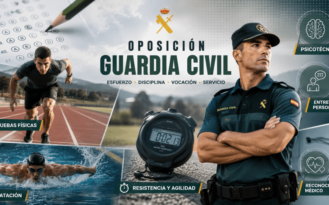 ¿Cómo es la oposición a la Guardia Civil? Guía completa del proceso selectivo