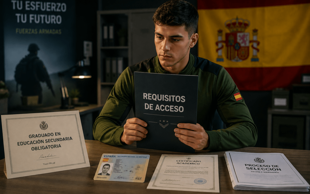 Requisitos para acceder a Tropa y Marinería