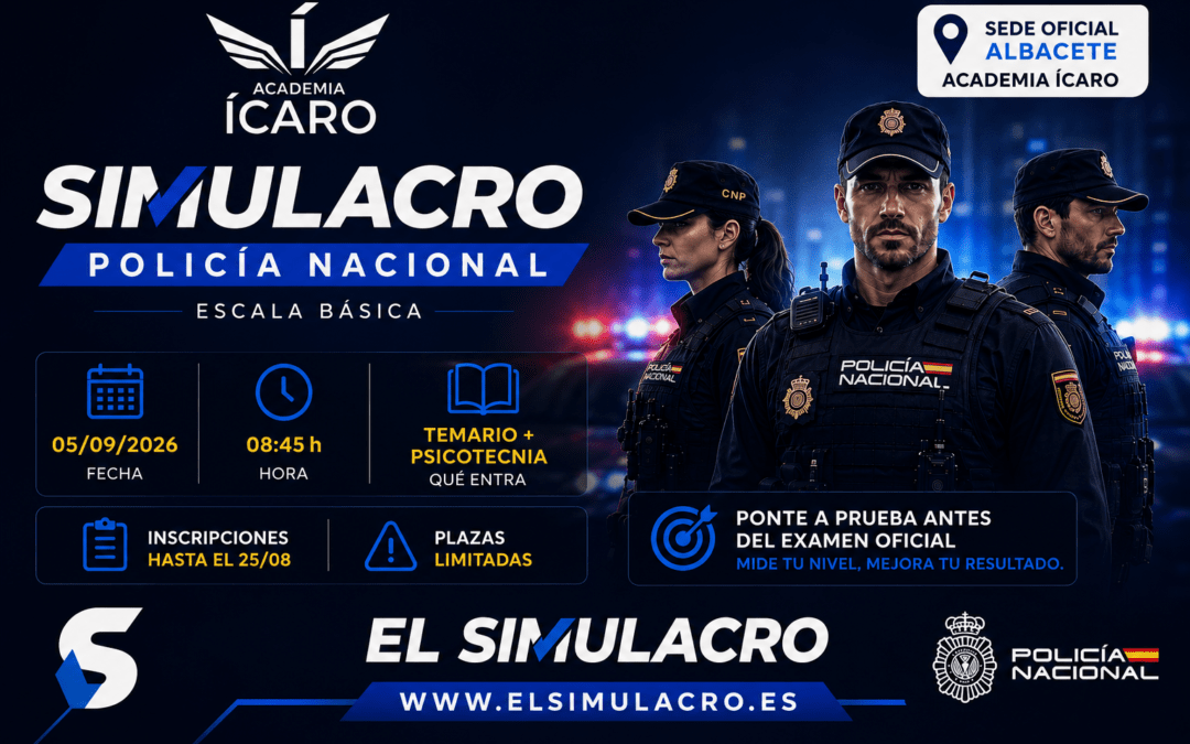 simulacro de examen a policia nacional