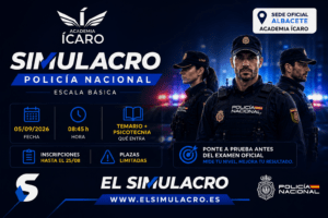 simulacro de examen a policia nacional