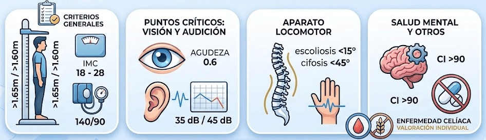 Guía de Exclusiones Médicas Policía Nacional