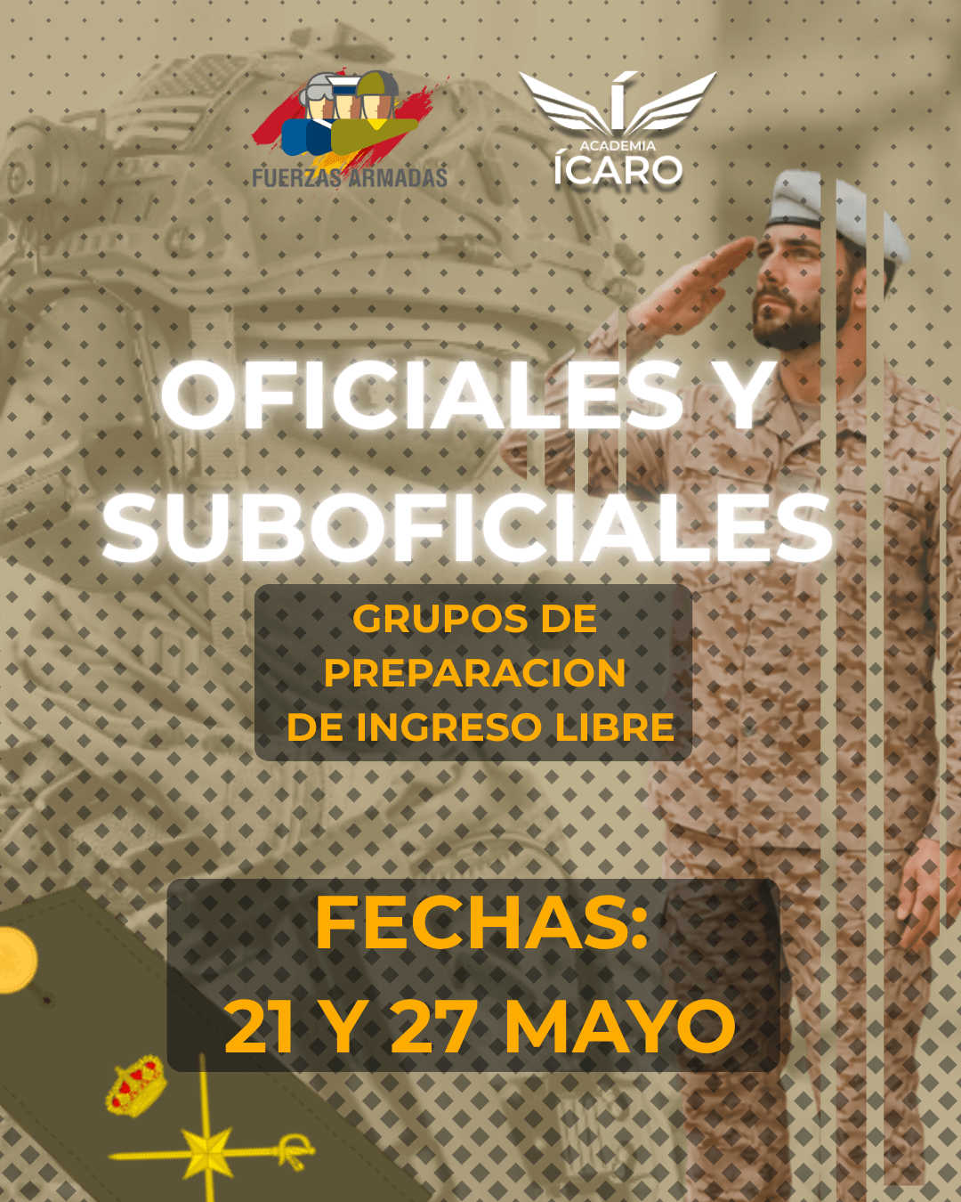 oficiales y suboficiales