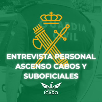 Entrevista ascensos Cabos y Suboficiales Guardia Civil